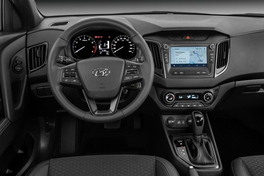 Панель приборов Hyundai Creta Sport 2017 года  (LA) (фото 9 из 13)